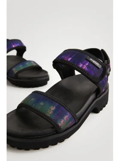 Desigual - TRACK SANDAL TIE DYE - Női szandál