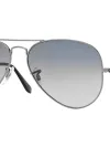 Ray-Ban napszemüveg - AVIATOR LARGE METAL - GUNMETAL / CRYSTAL POLAR BLUE GRAD.GREY