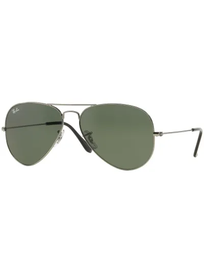 Ray-Ban napszemüveg - AVIATOR LARGE METAL - GUNMETAL / GREY GREEN
