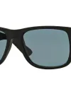 Ray-Ban napszemüveg - JUSTIN - BLACK RUBBER / DARK BLUE POLAR