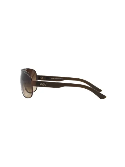 Armani Exchange napszemüveg - SATIN DARK BROWN-DARK OLIVE / SMOKE GRADIENT