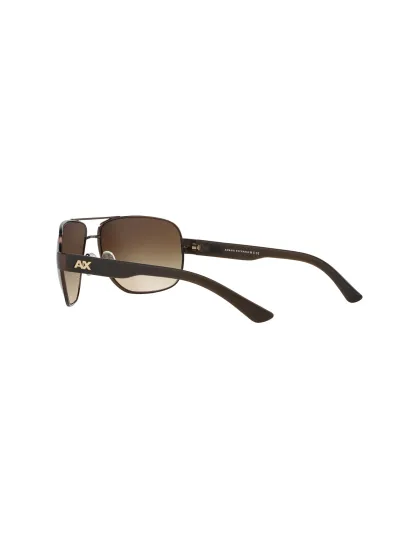 Armani Exchange napszemüveg - SATIN DARK BROWN-DARK OLIVE / SMOKE GRADIENT