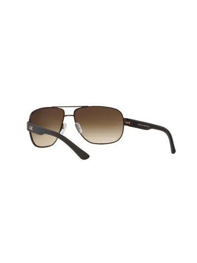 Armani Exchange napszemüveg - SATIN DARK BROWN-DARK OLIVE / SMOKE GRADIENT