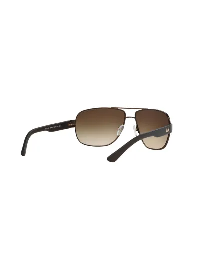 Armani Exchange napszemüveg - SATIN DARK BROWN-DARK OLIVE / SMOKE GRADIENT
