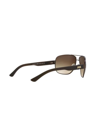 Armani Exchange napszemüveg - SATIN DARK BROWN-DARK OLIVE / SMOKE GRADIENT