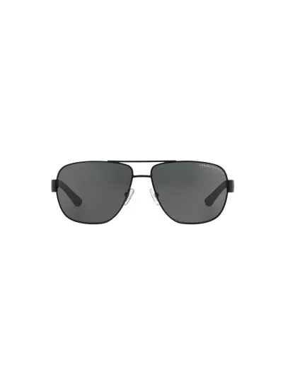 Armani Exchange napszemüveg - SATIN BLACK-BLACK / GREY SOLID