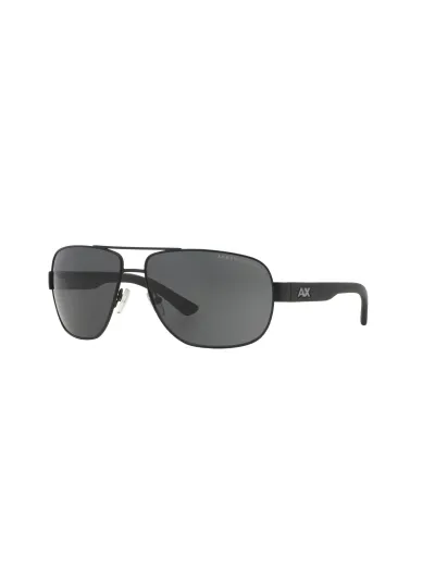 Armani Exchange napszemüveg - SATIN BLACK-BLACK / GREY SOLID