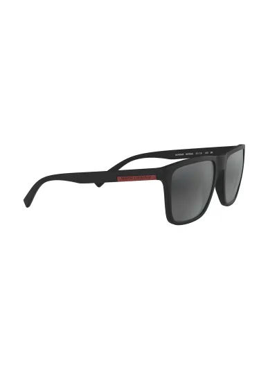 Armani Exchange napszemüveg - MATTE BLACK / LIGHT GREY MIRROR BLACK