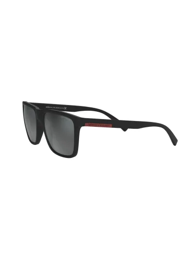 Armani Exchange napszemüveg - MATTE BLACK / LIGHT GREY MIRROR BLACK