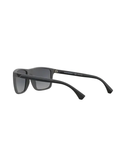 Emporio Armani Férfi napszemüveg - RUBBER BLACK & GREY / GRADIENT GREY POLARIZED