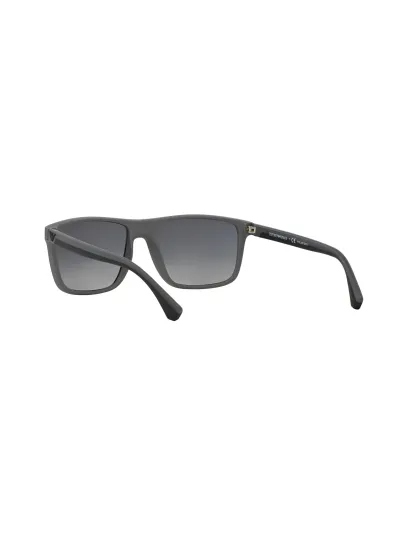 Emporio Armani Férfi napszemüveg - RUBBER BLACK & GREY / GRADIENT GREY POLARIZED