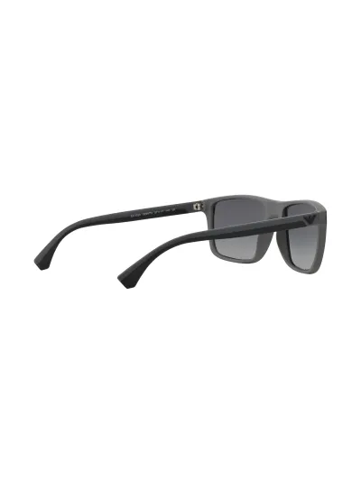 Emporio Armani Férfi napszemüveg - RUBBER BLACK & GREY / GRADIENT GREY POLARIZED