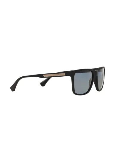 Emporio Armani Férfi napszemüveg - RUBBER BLACK / GREY POLARIZED