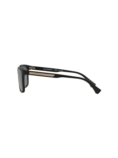Emporio Armani Férfi napszemüveg - RUBBER BLACK / GREY POLARIZED