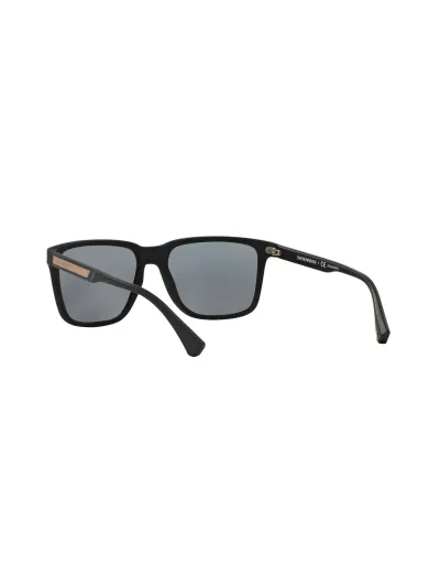 Emporio Armani Férfi napszemüveg - RUBBER BLACK / GREY POLARIZED