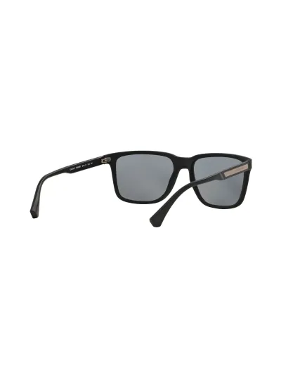 Emporio Armani Férfi napszemüveg - RUBBER BLACK / GREY POLARIZED
