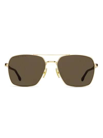 BOSS napszemüveg - ROSE GOLD / BROWN