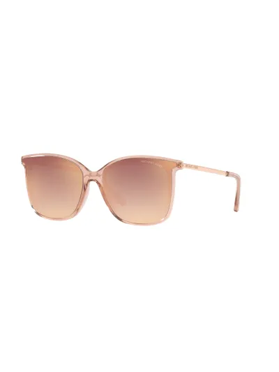 Michael Kors Női napszemüveg - ZERMATT - PINK TRANSPARENT / ROSE GOLD GRADIENT MIRROR