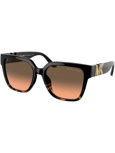 Michael Kors napszemüveg - Karlie - Black Dark Tortoise / Grey Orange Gradient