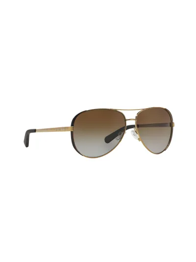 Michael Kors Női napszemüveg - CHELSEA - GOLD/DARK CHOCOLATE BROWN / BROWN GRADIENT POLARIZED