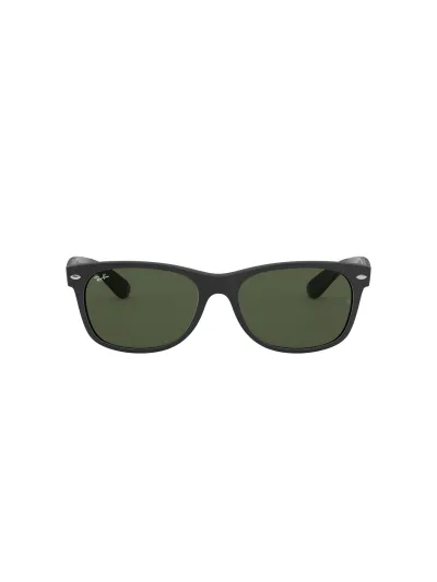 Ray-Ban napszemüveg - NEW WAYFARER - TOP RUBBER BLACK ON SHINY BLK / GREEN