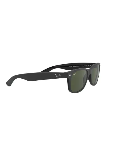 Ray-Ban napszemüveg - NEW WAYFARER - TOP RUBBER BLACK ON SHINY BLK / GREEN