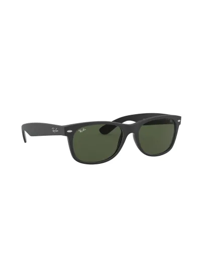 Ray-Ban napszemüveg - NEW WAYFARER - TOP RUBBER BLACK ON SHINY BLK / GREEN