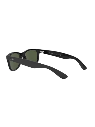 Ray-Ban napszemüveg - NEW WAYFARER - TOP RUBBER BLACK ON SHINY BLK / GREEN