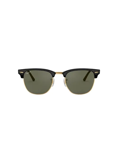 Ray-Ban napszemüveg - CLUBMASTER - BLACK / CRYSTAL GREEN POLARIZED