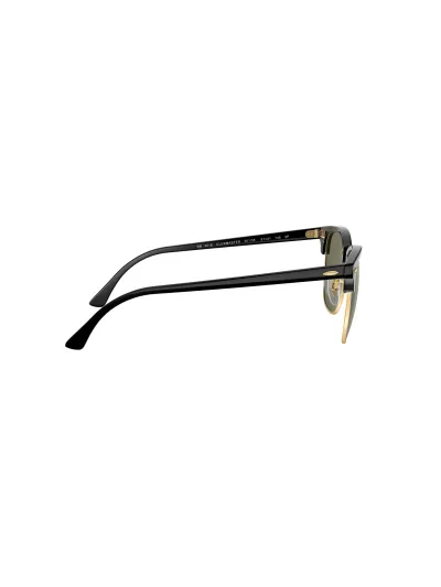 Ray-Ban napszemüveg - CLUBMASTER - BLACK / CRYSTAL GREEN POLARIZED