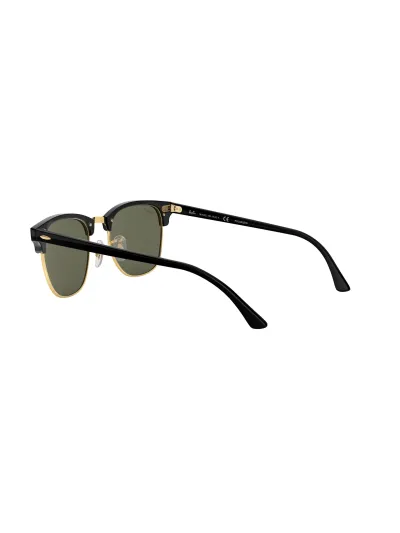 Ray-Ban napszemüveg - CLUBMASTER - BLACK / CRYSTAL GREEN POLARIZED