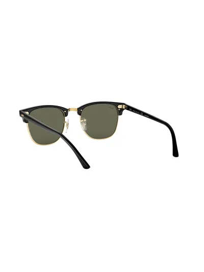 Ray-Ban napszemüveg - CLUBMASTER - BLACK / CRYSTAL GREEN POLARIZED