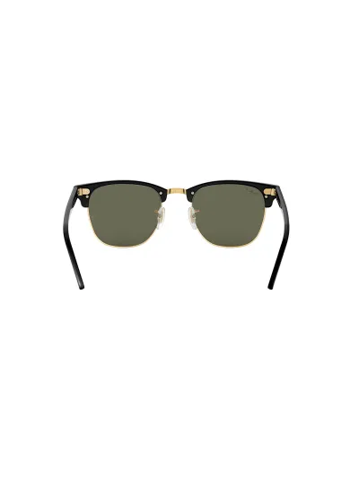 Ray-Ban napszemüveg - CLUBMASTER - BLACK / CRYSTAL GREEN POLARIZED