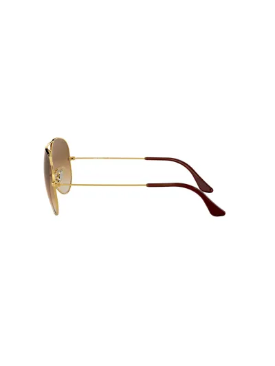 Ray-Ban napszemüveg - AVIATOR LARGE METAL - GOLD / CRYSTAL BROWN GRADIENT