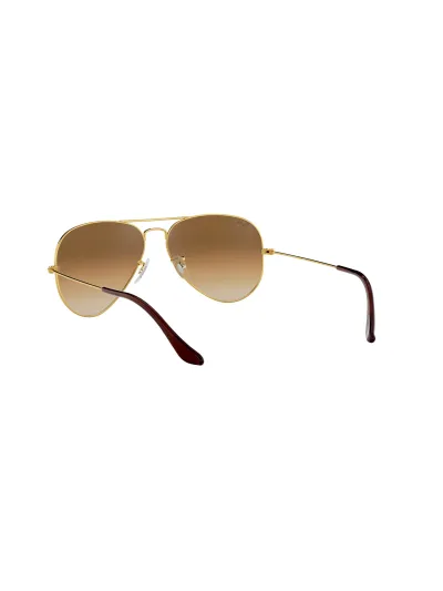 Ray-Ban napszemüveg - AVIATOR LARGE METAL - GOLD / CRYSTAL BROWN GRADIENT