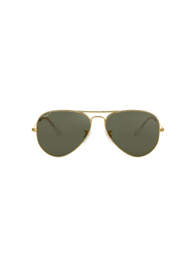 Ray-Ban napszemüveg - AVIATOR LARGE METAL - GOLD / CRYSTAL GREEN POLARIZED