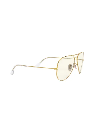 Ray-Ban napszemüveg - AVIATOR LARGE METAL - SHINY GOLD / PHOTO GREY