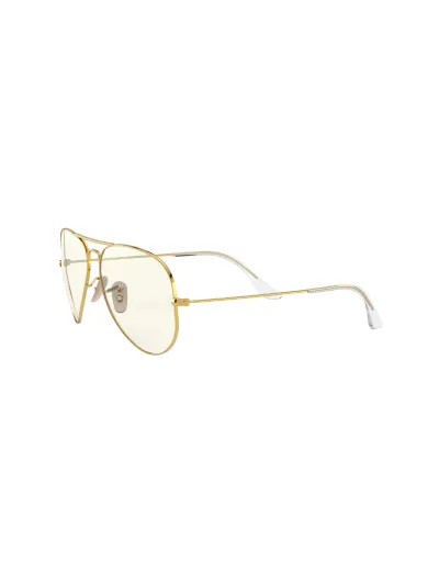 Ray-Ban napszemüveg - AVIATOR LARGE METAL - SHINY GOLD / PHOTO GREY