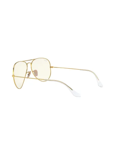 Ray-Ban napszemüveg - AVIATOR LARGE METAL - SHINY GOLD / PHOTO GREY
