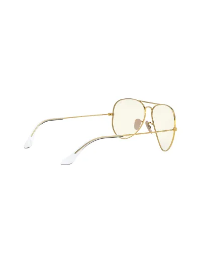 Ray-Ban napszemüveg - AVIATOR LARGE METAL - SHINY GOLD / PHOTO GREY