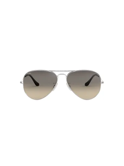 Ray-Ban napszemüveg - AVIATOR LARGE METAL - SILVER / CRYSTAL GREY GRADIENT