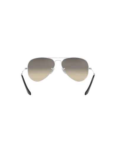 Ray-Ban napszemüveg - AVIATOR LARGE METAL - SILVER / CRYSTAL GREY GRADIENT