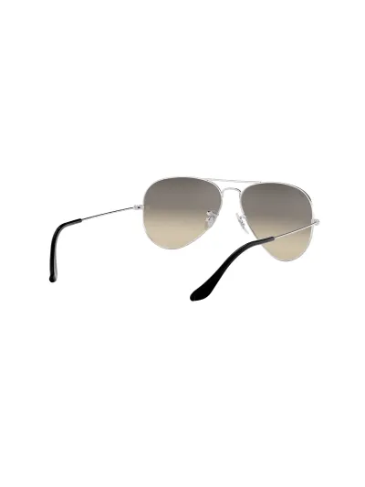 Ray-Ban napszemüveg - AVIATOR LARGE METAL - SILVER / CRYSTAL GREY GRADIENT