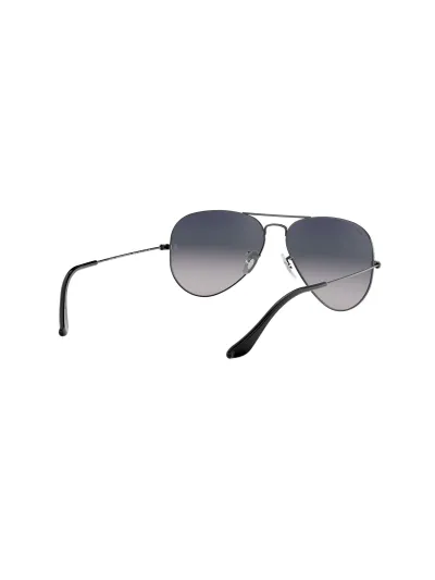 Ray-Ban napszemüveg - AVIATOR LARGE METAL - GUNMETAL / CRYSTAL POLAR BLUE GRAD.GREY