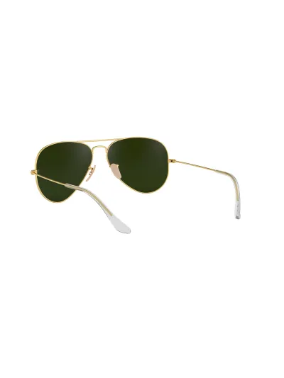 Ray-Ban napszemüveg - AVIATOR LARGE METAL - MATTE GOLD / CRY.GREEN  MIRROR MULTIL.BLUE