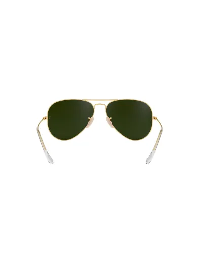 Ray-Ban napszemüveg - AVIATOR LARGE METAL - MATTE GOLD / CRY.GREEN  MIRROR MULTIL.BLUE