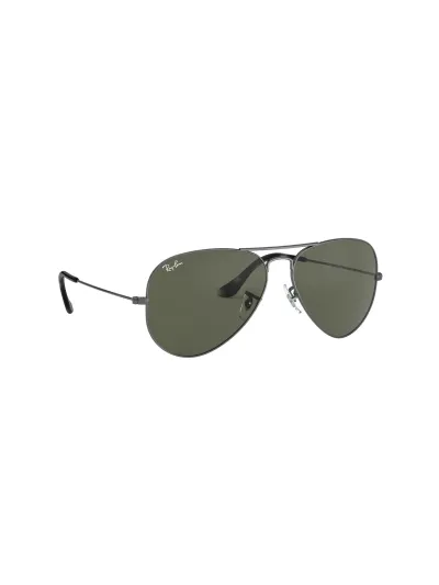 Ray-Ban napszemüveg - AVIATOR LARGE METAL - SAND TRASPARENT GREY / GREEN