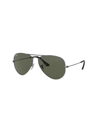 Ray-Ban napszemüveg - AVIATOR LARGE METAL - SAND TRASPARENT GREY / GREEN