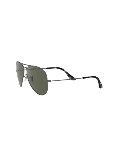 Ray-Ban napszemüveg - AVIATOR LARGE METAL - SAND TRASPARENT GREY / GREEN