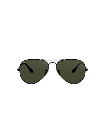 Ray-Ban napszemüveg - AVIATOR LARGE METAL - BLACK / GREY GREEN